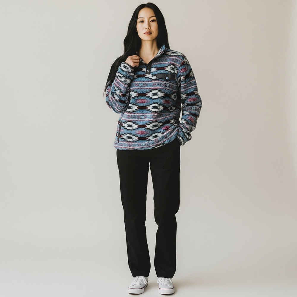 🌻CINCH Western Aztec Fleece Pullover | Women’s Size Small - Picture 2 of 10